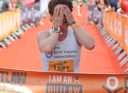 Gill completing I Am an Outlaw event
